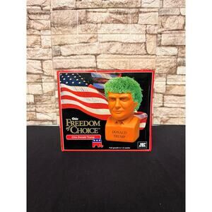 Chia Pet decorative planter  Donald Trump  "Freedom of Choice" collection NEW